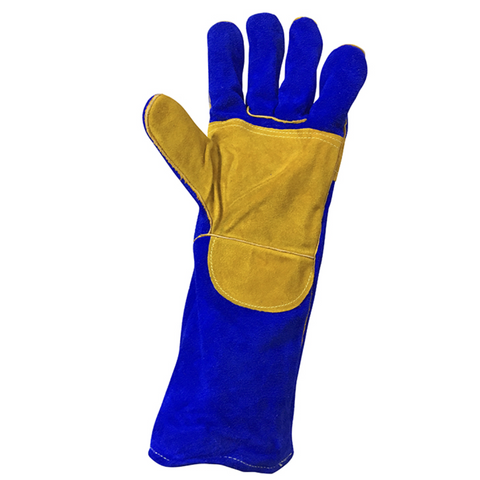 Guante soldador kevlar azul