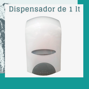 Dispensador alcohol gel y jabón (1 lts)