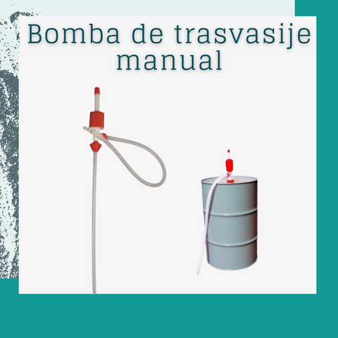 Bomba de trasvasije manual