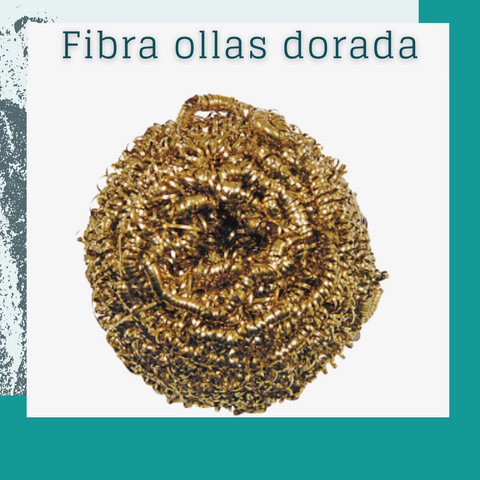 Fibra de olla dorada (5 und)