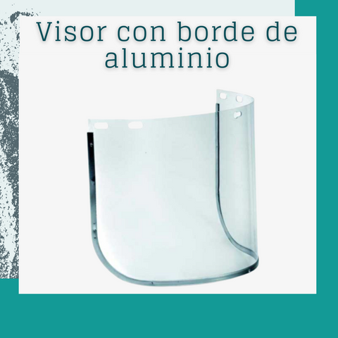 Visor borde de aluminio