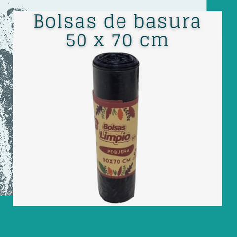 Rollo de bolsas de basura 50x70 (10 und)