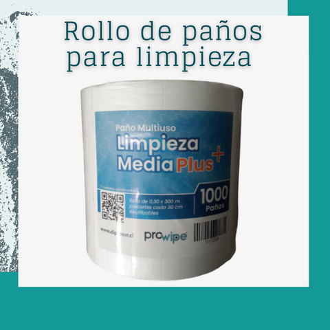 Rollo de paños de 1.000 und