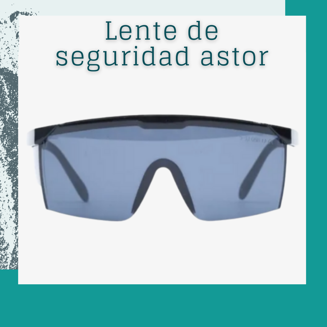 Lente de seguridad astor gris claro