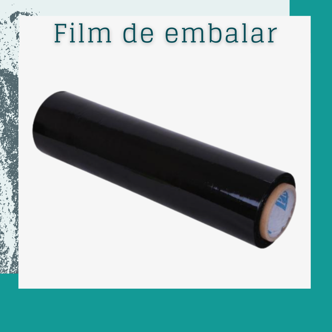 Film de embalar negro de 20 mic