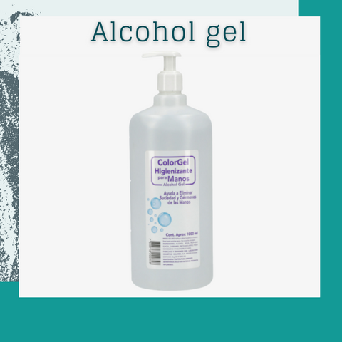 Alcohol gel en envase con dosificador (1 kg)