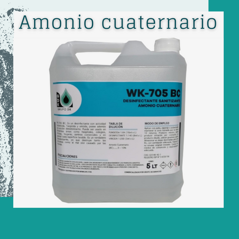 Amonio cuaternario WK-705 BC (5 lts)