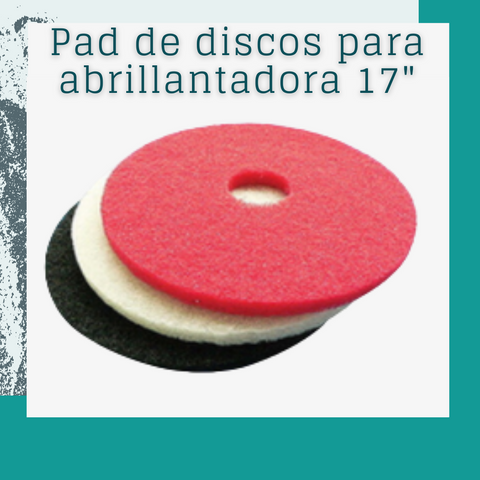 Disco de limpieza pads abrillantadora 17"