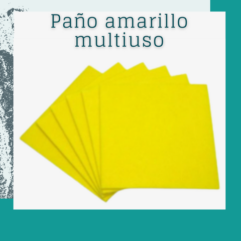 Paño amarillo multiuso (10 und)