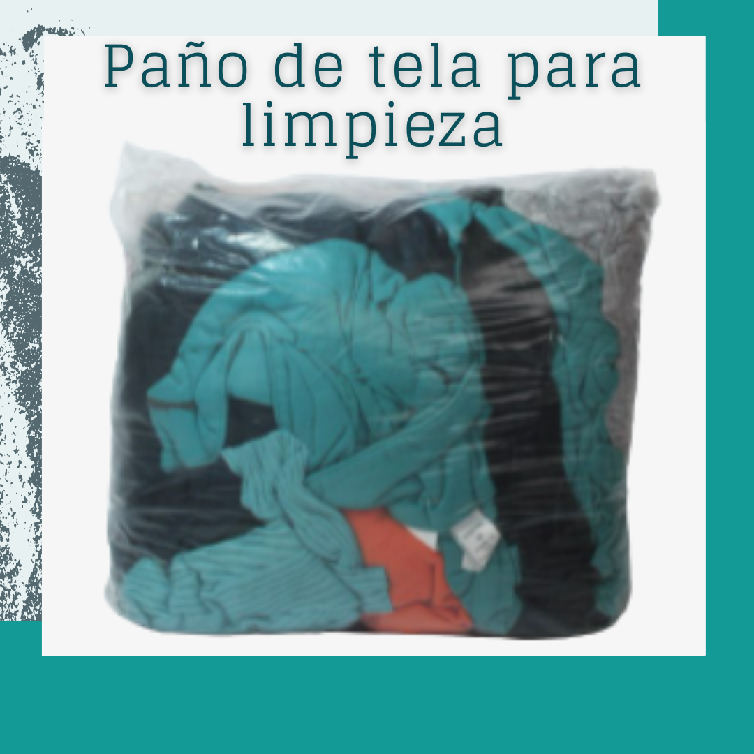 Saco de paños de tela para limpieza de 20 kg