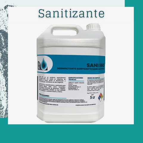 Sanitizante de alimentos SANI-560 (5 lts)